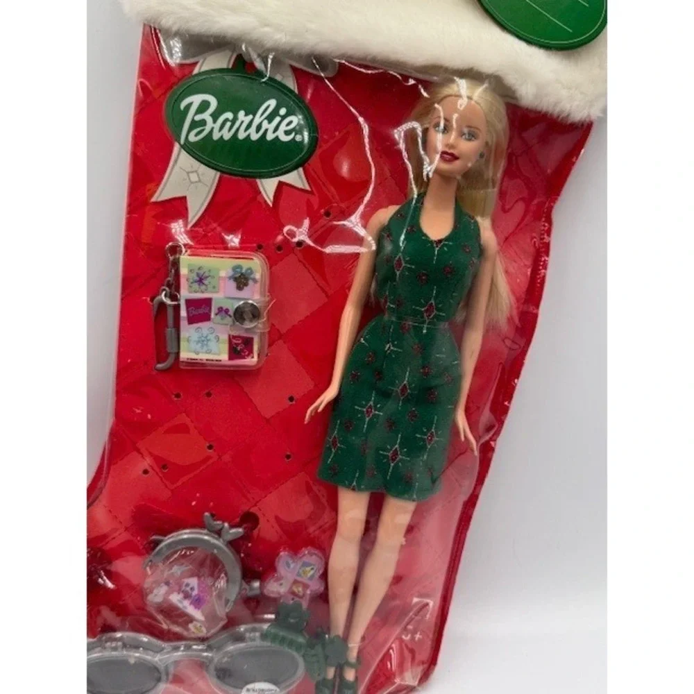 Barbie Holiday Stocking‎ Gift Set 2003 Target Special Edition Doll w/Accessories